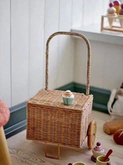 Carrito infantil de ratán Penne