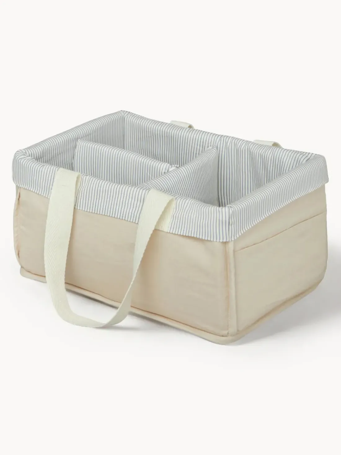 Cesta de algodón ecológico Camel