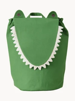 Cesta de algodón ecológico Crocodile