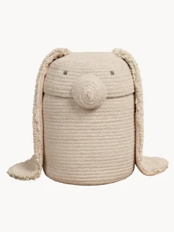 Cesta de almacenamiento artesanal con tapa Rita the Rabbit