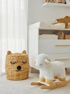 Cesta de almacenamiento con tapa Bear