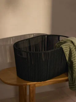 Cesta de ropa artesanal de cuerda Gabe