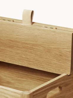 Cesta de ropa de madera de roble A Line