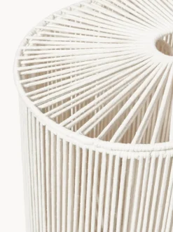 Cesta de ropa doble artesanal de cuerda Gabe