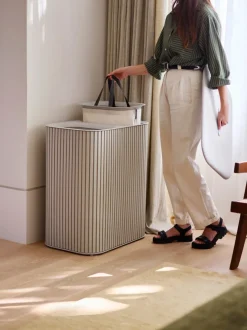 Cesta de ropa Luxe, 2x45 L