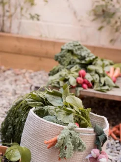 Cesta infantil artesanal Veggies
