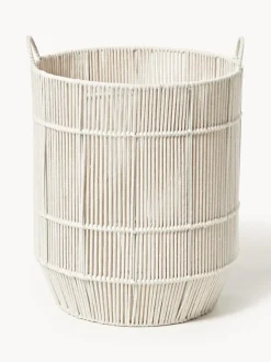 Cestas de ropa artesanales de cuerda, 2 uds.