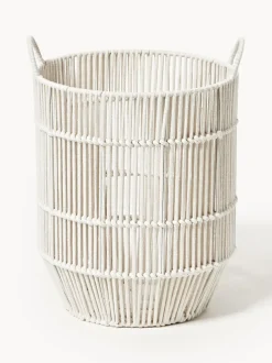 Cestas de ropa artesanales de cuerda, 2 uds.