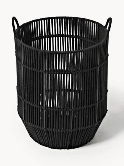 Cestas de ropa artesanales de cuerda, 2 uds.