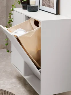 Cesto para la ropa Brilliant White para colgar