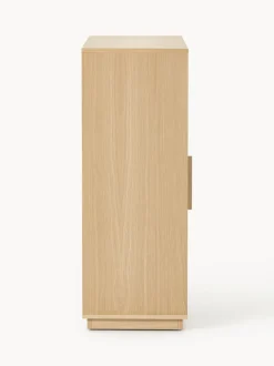 Chiffonnier de madera con frente tapizado Wisp