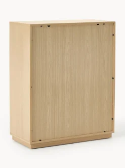 Chiffonnier de madera con frente tapizado Wisp