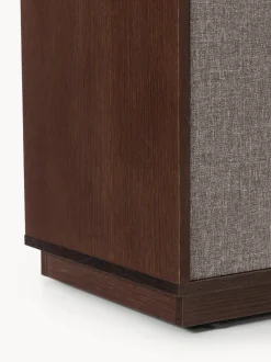 Chiffonnier de madera con frente tapizado Wisp