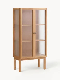 Chiffonnier de madera de roble Curiosity