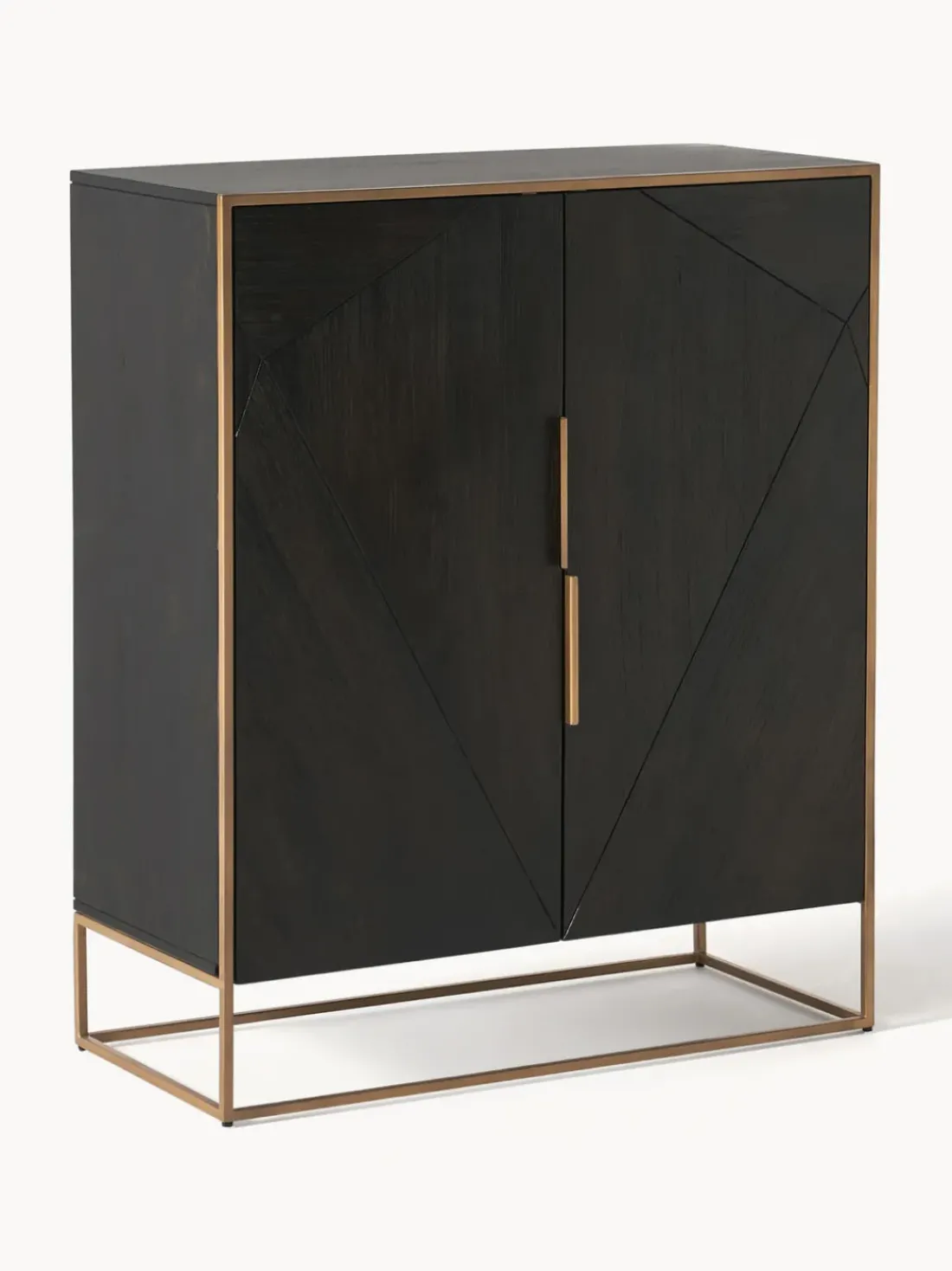 Chiffonnier de madera maciza de mango Harry