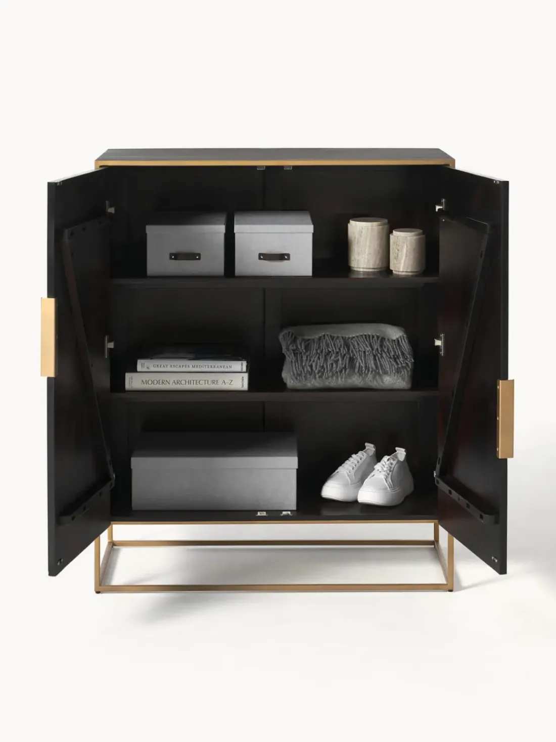 Chiffonnier de madera maciza de mango Harry