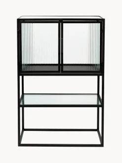 Chiffonnier de vidrio estriado Boli