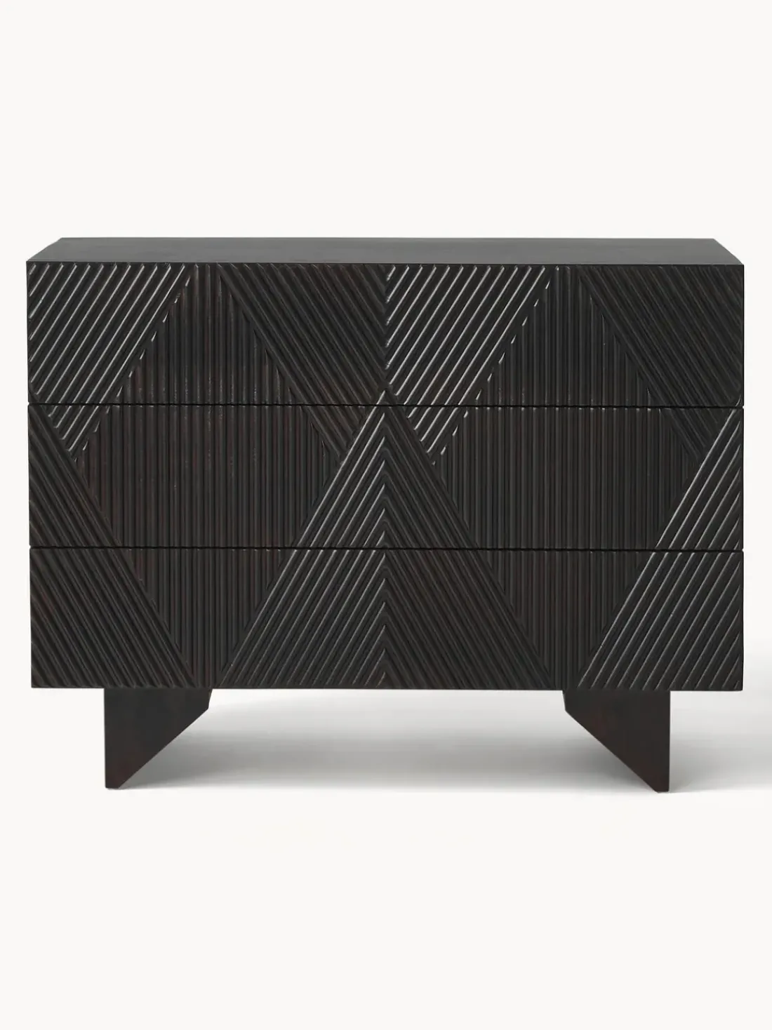 Cómoda de madera de mango Louis