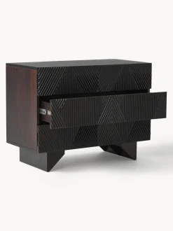 Cómoda de madera de mango Louis