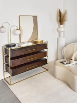 Cómoda de madera de mango Lyle