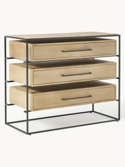 Cómoda de madera de mango Lyle