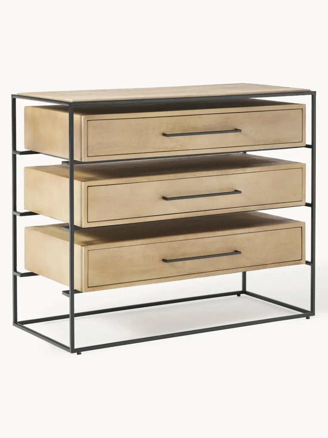 Cómoda de madera de mango Lyle
