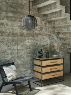 Cómoda de madera de mango Lyle