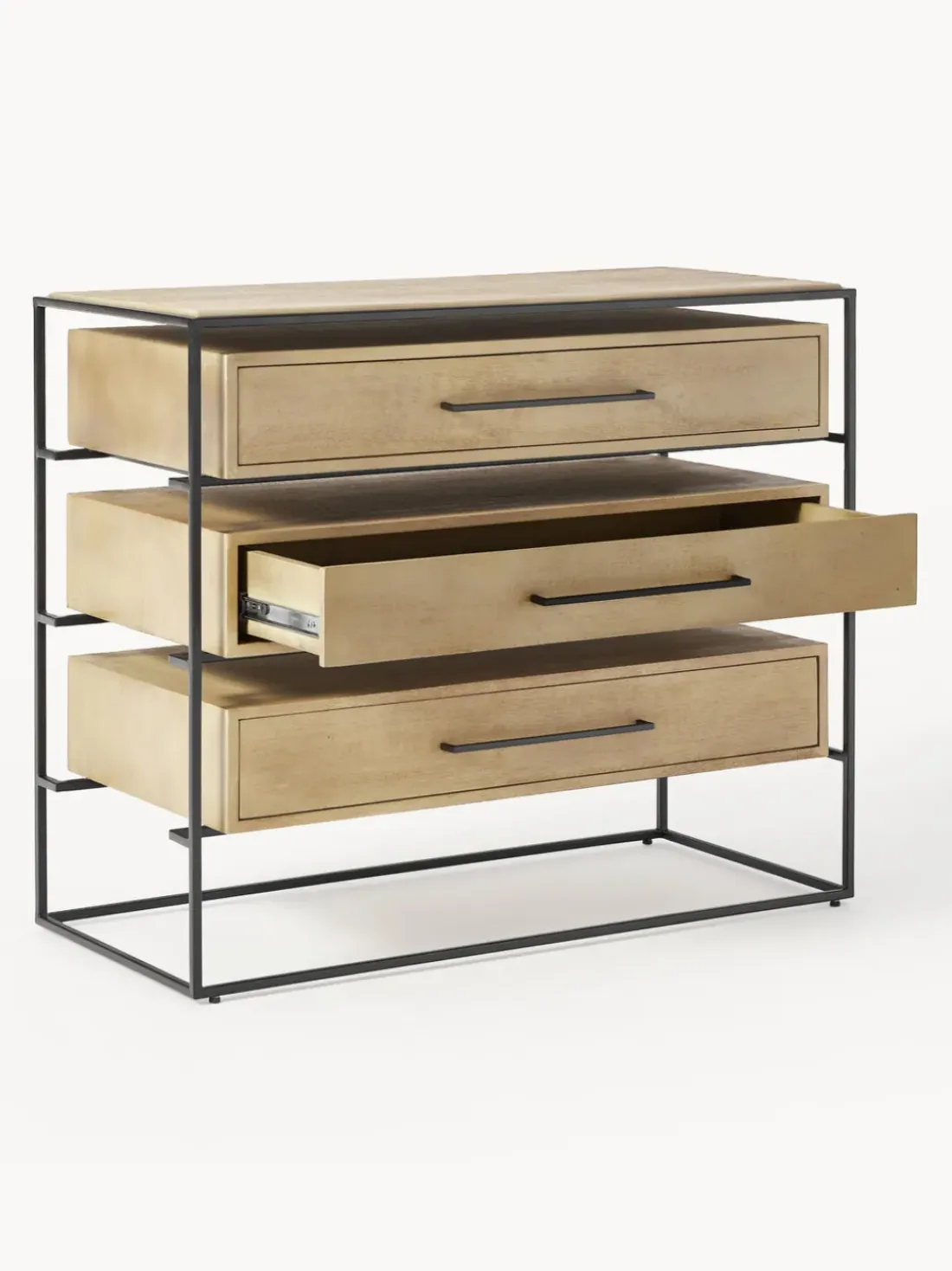 Cómoda de madera de mango Lyle