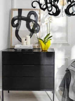Cómoda de madera de pino Adam