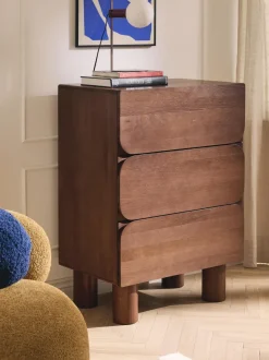 Cómoda de madera de roble Cadi