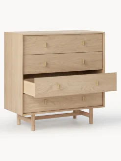 Cómoda de madera de roble Diana