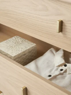 Cómoda de madera de roble Diana