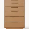 Cómoda de madera Sungkai Space Age