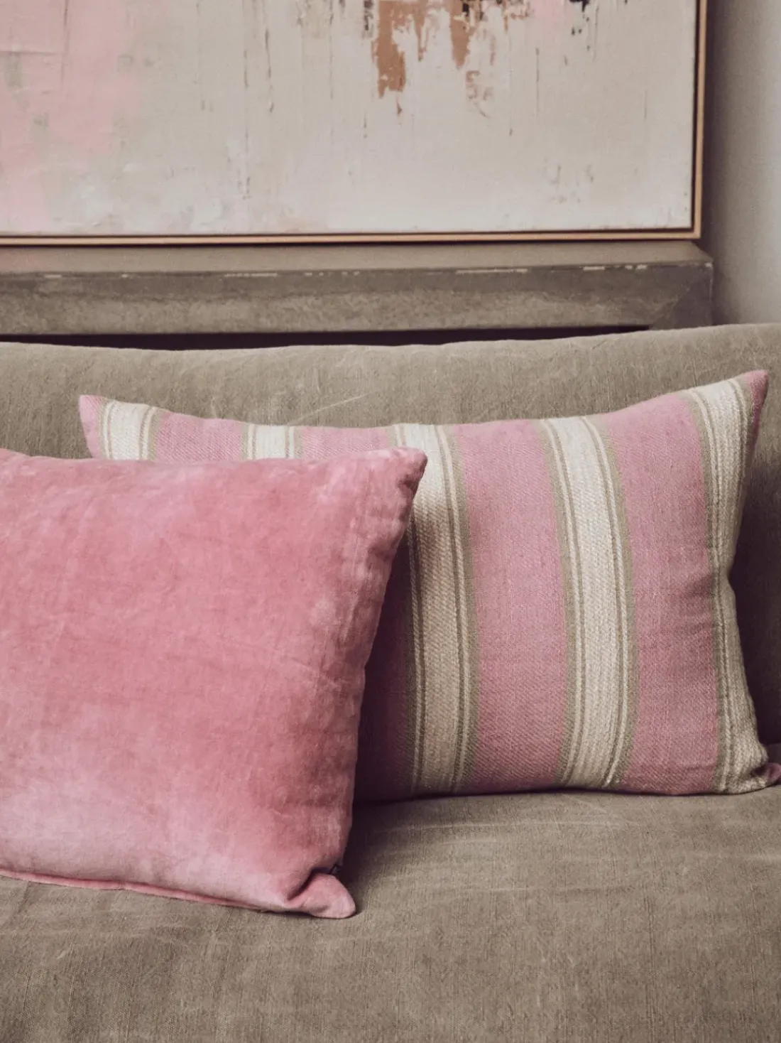 Cojín artesanal Blush