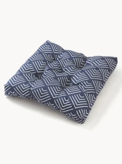Cojín de asiento de exterior con estampado gráfico Milano