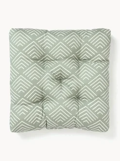 Cojín de asiento de exterior con estampado gráfico Milano