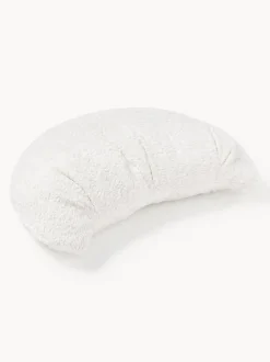 Cojín en forma de croissant en tejido bouclé Fraincois