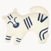 Cojín infantil de lino bordado Tiger