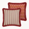 Cojín reversible artesanal para exterior Jackie & Rosita