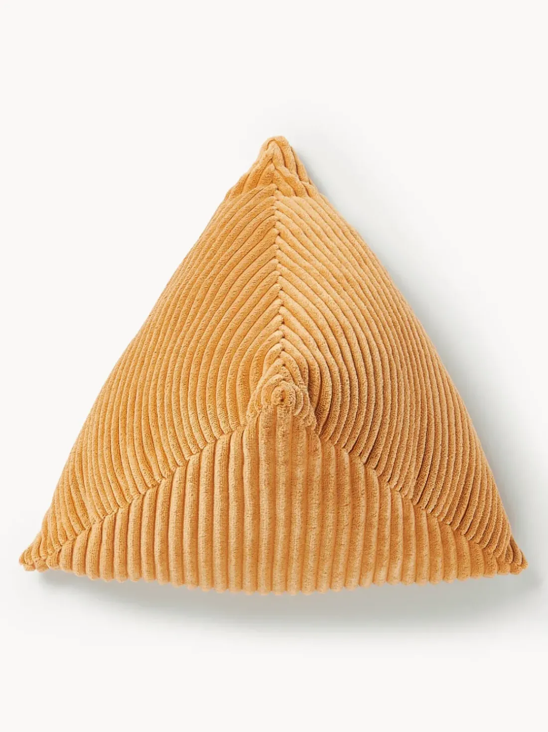 Cojín triangular de pana Kylen