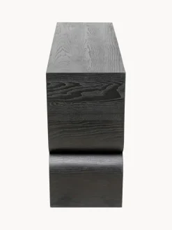 Consola artesanal de madera Curve