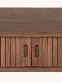 Consola de madera con puertas enrollables y frente acanalado Barbier