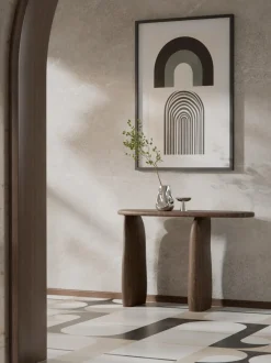 Consola de madera de mango Pamuk
