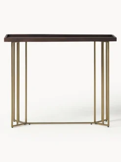 Consola de recibidor de madera de mango Luca
