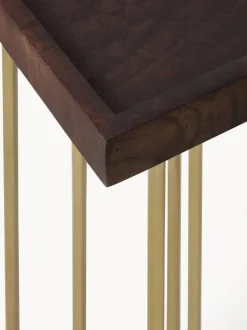 Consola de recibidor de madera de mango Luca