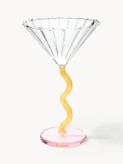 Copas de cóctel de vidrio de borosilicato Curve, 2 uds.