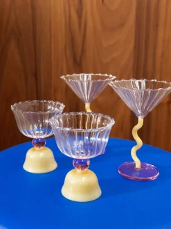 Copas de cóctel de vidrio de borosilicato Curve, 2 uds.