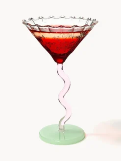 Copas de cóctel de vidrio de borosilicato Curve, 2 uds.