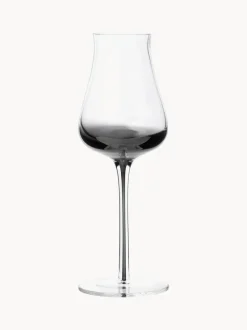 Copas de champán sopladas Smoke, 4 uds.