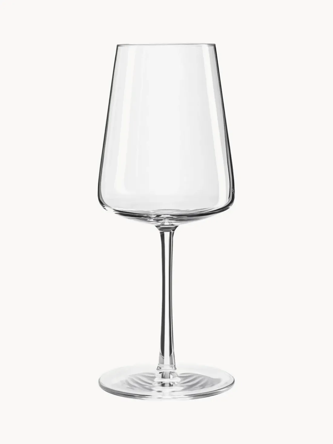 Copas de vino blanco de cristal en forma de cono Power, 6 uds.